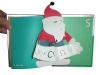 Children story book printing with Santa Clause shaped pop up