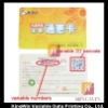 China paper scratch card