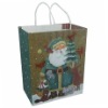 Christmas Carrier Bag With Twisted Handles