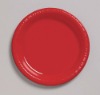 Classic Red disposable Paper Plates