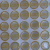 Clear 3D epoxy resin domed labels