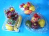 Clear BOPS Fruit Plastic Trays With Lid