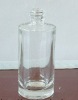 Clear Cylinder Glass Perfume Bottle for Cosmetics