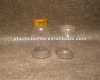 Clear PET pill bottles