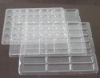 Clear PET plastic blistering tray for frozen food packaging