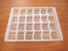 Clear PP plastic frozen food tray