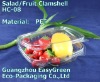 Clear Plastic PET Salad Clamshells HC-08