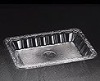 Clear Plastic Supermarket Serving Tray