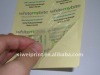 Clear adhesive PVC sticker/lable