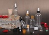 Clear essential oil glass bottles