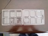 Clear plastic blister for smallware packaging