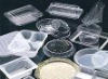 Clear plastic blister with cover for food packaging