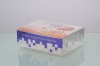 Clear plastic box for color paint packaging