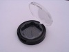 Clear plastic cosmetic tray