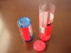 Clear plastic cylinder for toy packaging