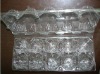 Clear plastic egg blister tray packing for 10