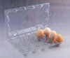 Clear plastic egg box