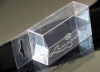 Clear plastic folding carton for gift packaging