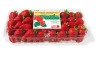 Clear plastic strawberry tray