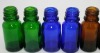 Cobalt blue glass dropper bottle medicine