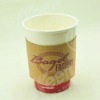 Color print hot coffee paper cup sleeve