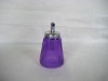 Colored glass cruet bottle