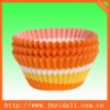 Colored printed greaseproof cupcake wrappers