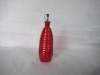 Colorful Kitchenware Oil And Vinegar Glass Bottle