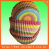 Colorful cake cases muffin cups