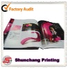 Colorful fashion offset magazine printing service