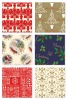 Colorful festive gift wrapping paper