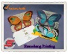 Colorful greeting card printing