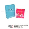 Colorful shopping paper bag with rope handle