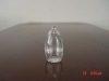 Colorless Glass perfume bottle