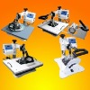 Combo heat transfer/press machine