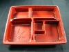 Compartment plastic lunch tray