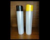 Cosmetic empty amber plastic bottle (280ml)