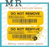 Costom security barcode labels,security barcode stickers