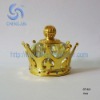 Crown shape perfume bottle