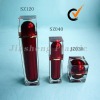 Crystal Acrylic Glass-like Transparent Square Lotion Bottles and Jars