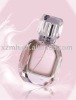 Crystal glass perfume bottle