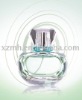 Crystal glass perfume bottle