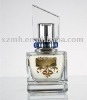 Crystal glass perfume bottle