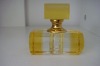 Crystal perfume oil bottle with screw top