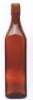 Custom 500ml amber/coffee glass liquor bottle