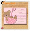 Custom Baby Shower Card with Baby Bear