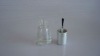 Custom made Top quality Transparent Glass Nail Polish oil bottle