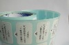 Custom-made printed adhesive labels