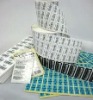 Custom self adhesive labels