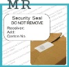 Custom shipping security labels,shipping carton security seals